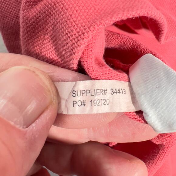 Polo by Ralph Lauren Custom Fit Polo Blue Pony Men's XXL Peachy Pink 100% Cotton - Picture 7 of 10